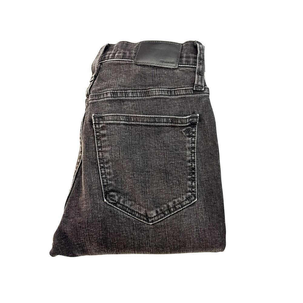 Madewell High-Rise Button Fly Black Skinny Denim Jeans Size 25